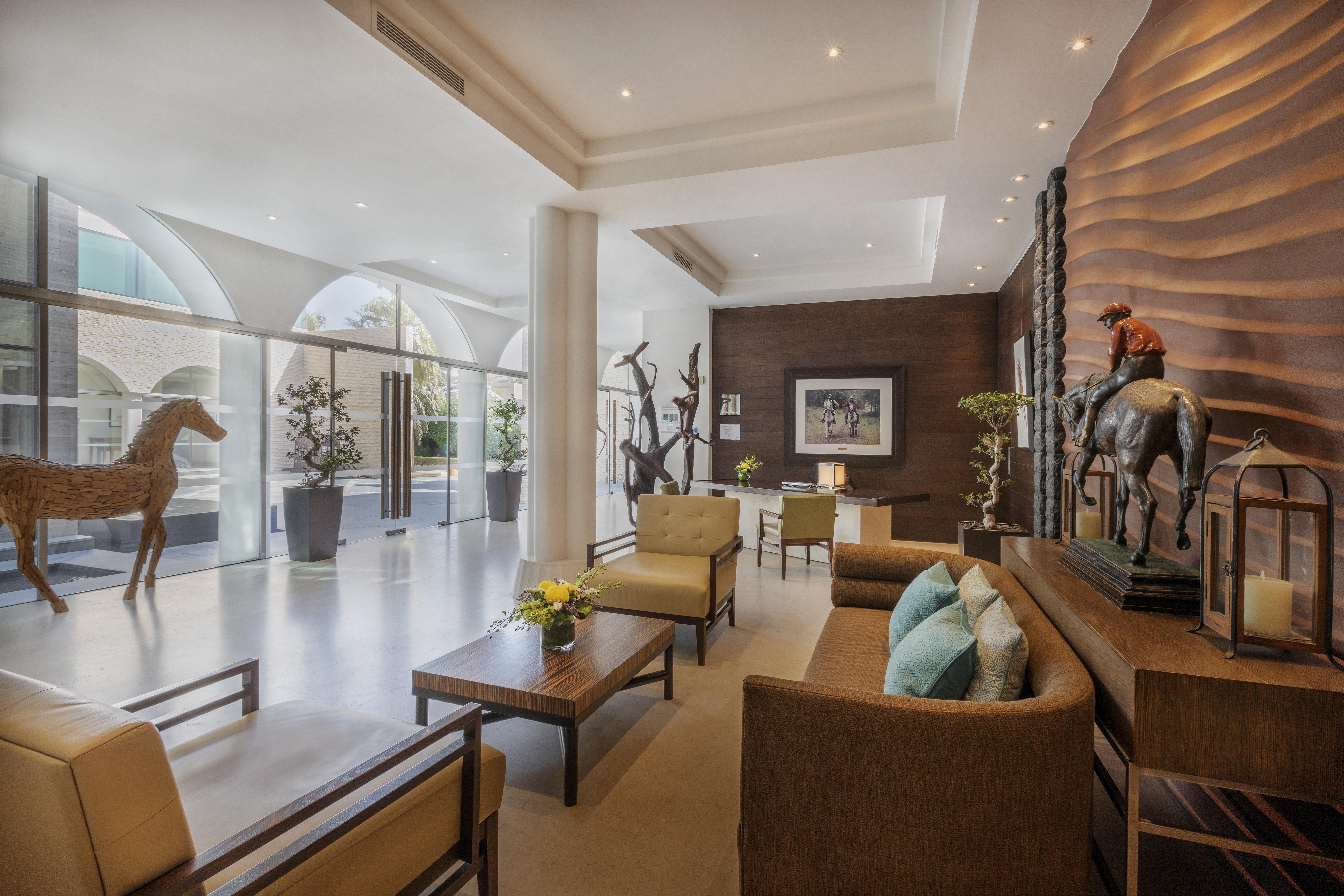 Meliá Desert Palm Member of Meliá Collection Dubái Exterior foto The lobby of the hotel