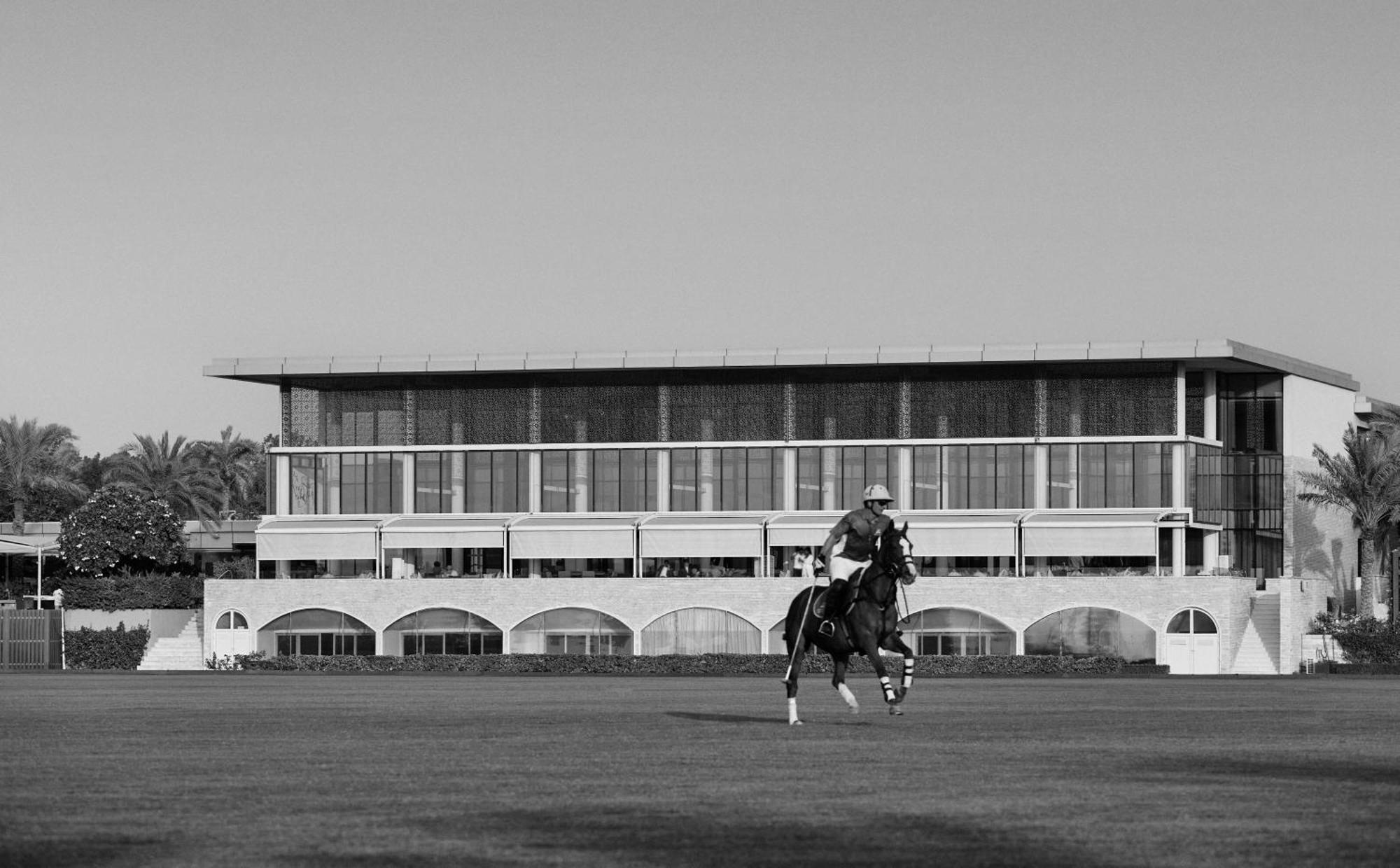 Meliá Desert Palm Member of Meliá Collection Dubái Exterior foto The main stand at the Meydan Racecourse
