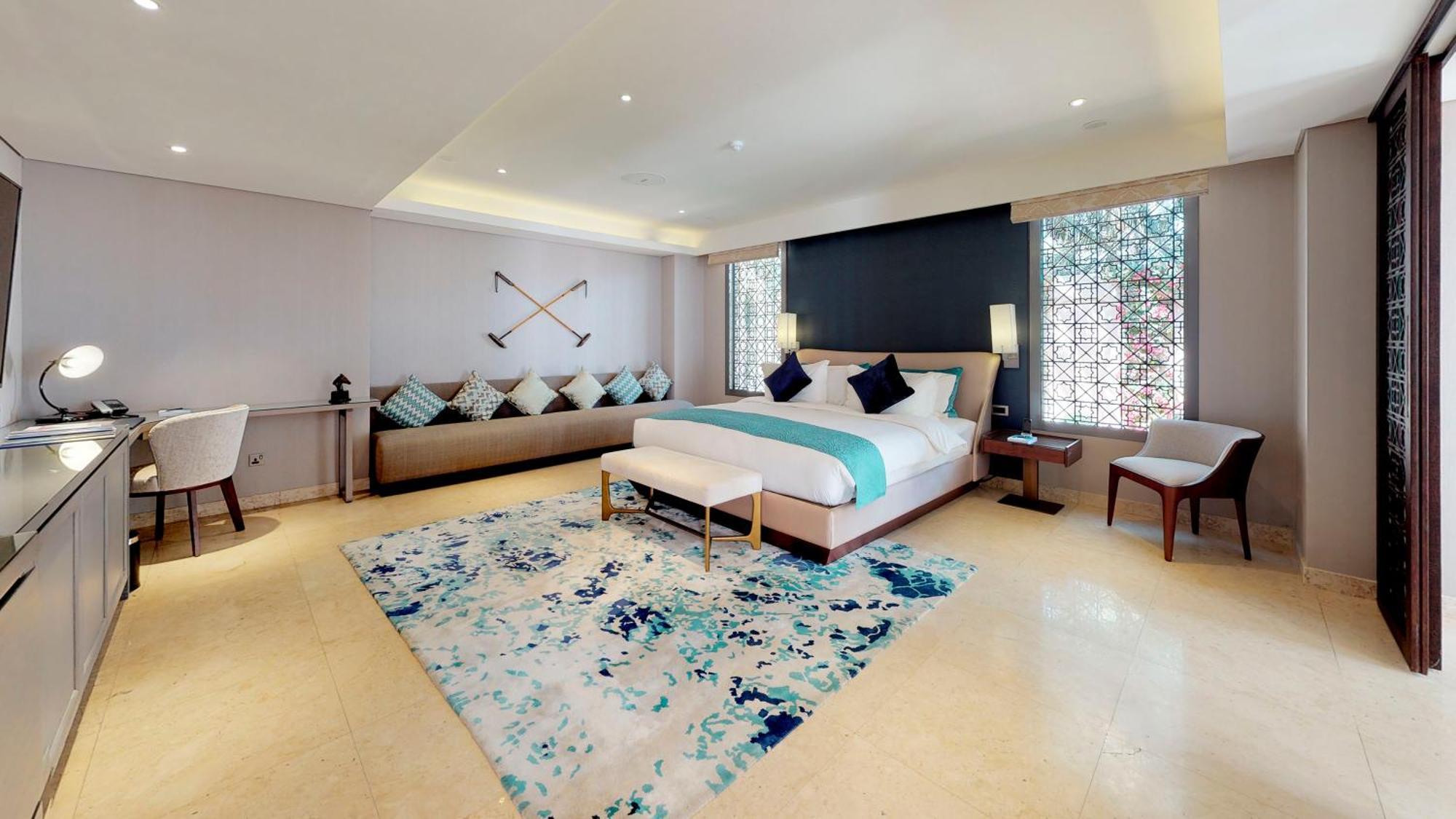 Meliá Desert Palm Member of Meliá Collection Dubái Exterior foto A bedroom at the hotel